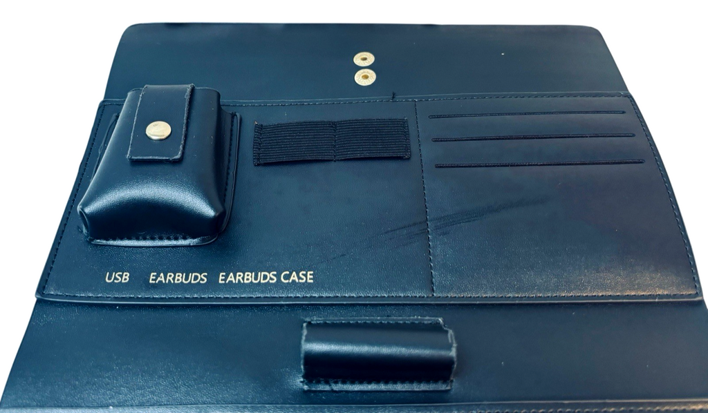 Steve Madden Clutch/Organizer "BLACK~ GOLD HARDWARE" with Strap. MINT CONDITION.