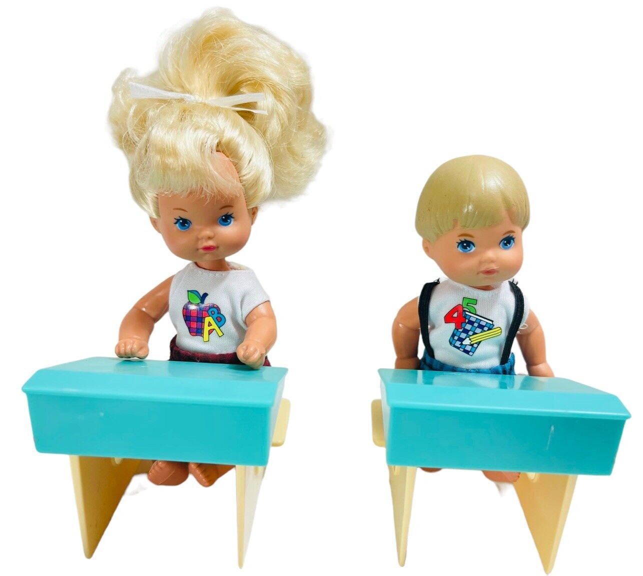 Mattel Teacher Barbie Doll 1966 & Kids 1976, w/Desk Set "VINTAGE SET"