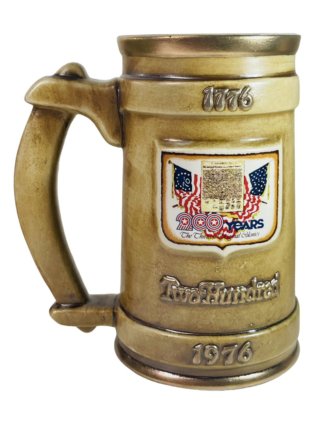 Pennsylvania Stein Ceramic Mug USA 200 Years Celebration ~ Original/VINTAGE 1976
