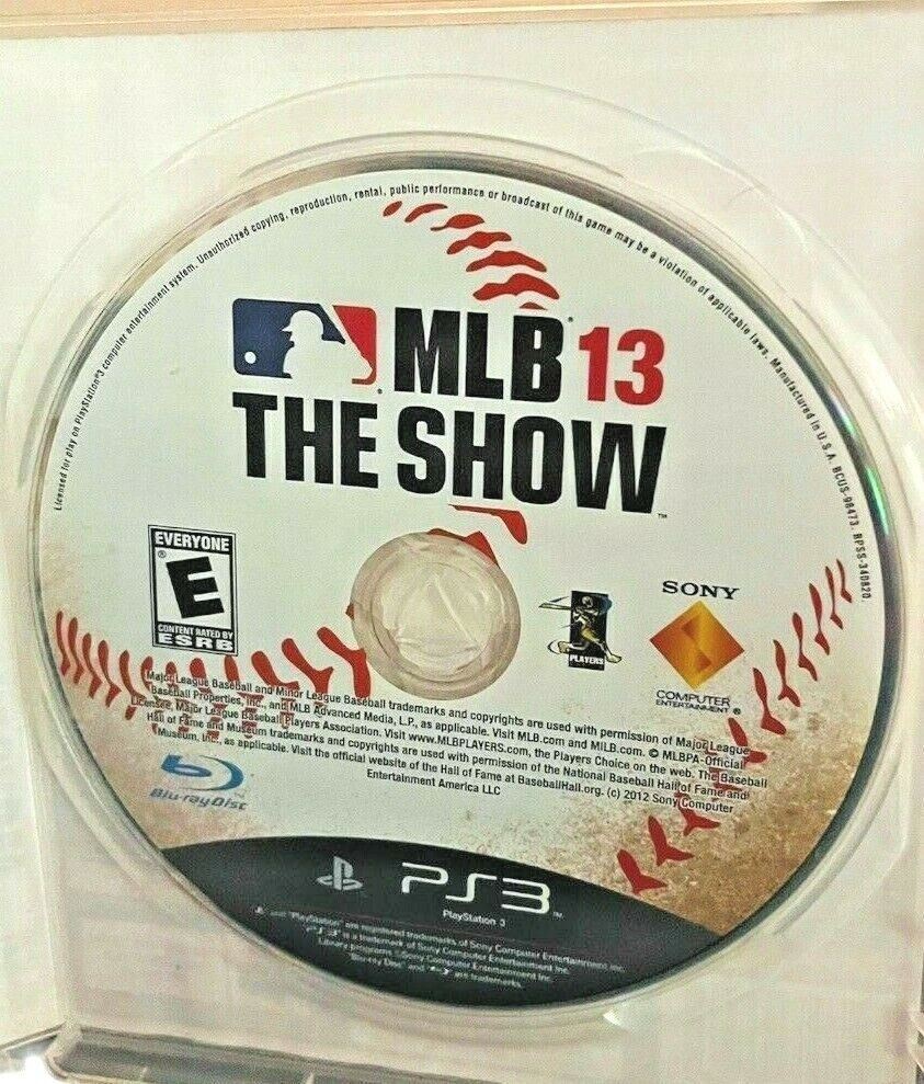 PlayStation 3 MLB 13 The Show: (2013) with Activation Code Card Sony