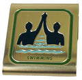 BSA SWIMMING METAL BELT SLIDE MERIT CLIP BOY SCOUTS OF AMERICA VINTAGE RARE