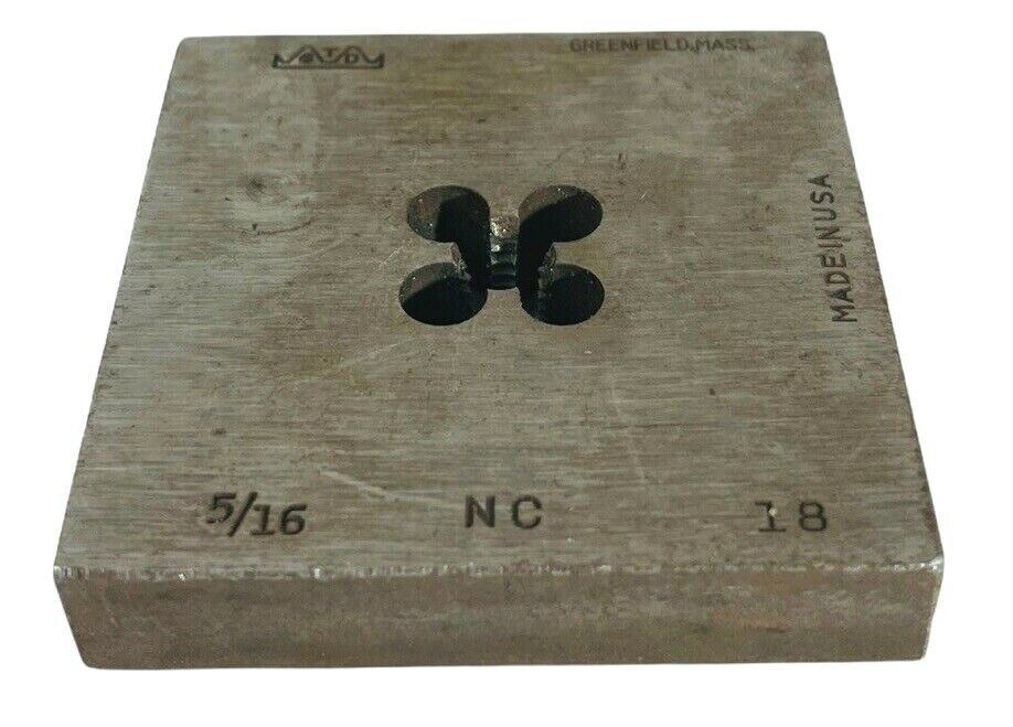 Tap & Die Square Bolt Die 5/16 NC 18GTD No. 275 Solid 2-1/2" Greenfield