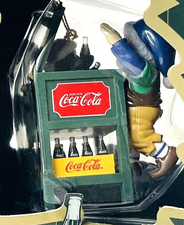 COLA-Coca Cola BOTTLING WORKS ELVES WORK TO DELIVER NORTHPOLE Ornament