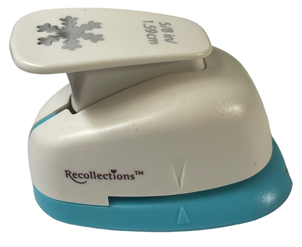 Snowflake Paper Punch Craft Winter Christmas Holiday 5/8" Recollections