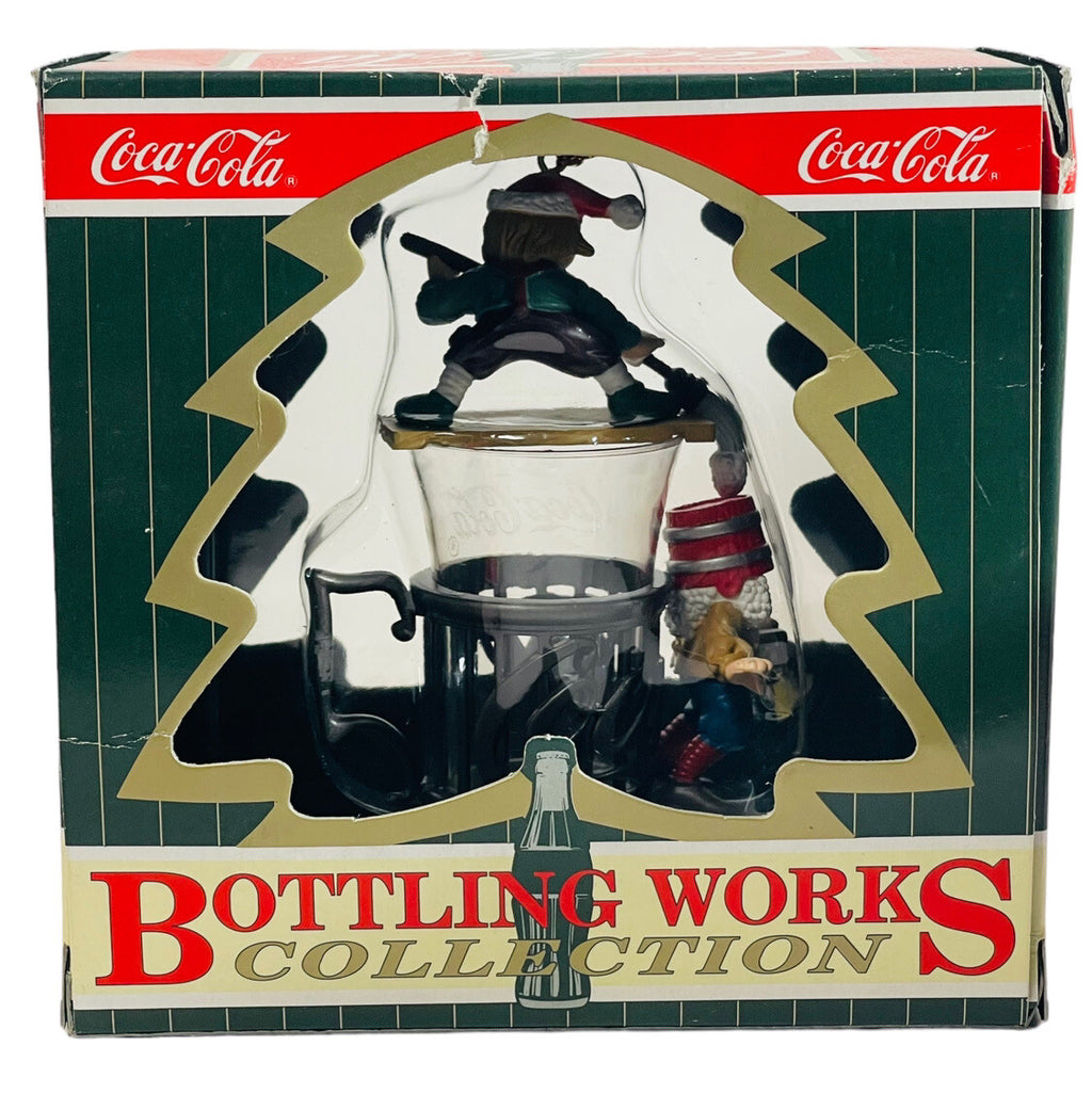 COLA-Coca Cola BOTTLING WORKS ELVES WORK TO DELIVER NORTHPOLE Ornament