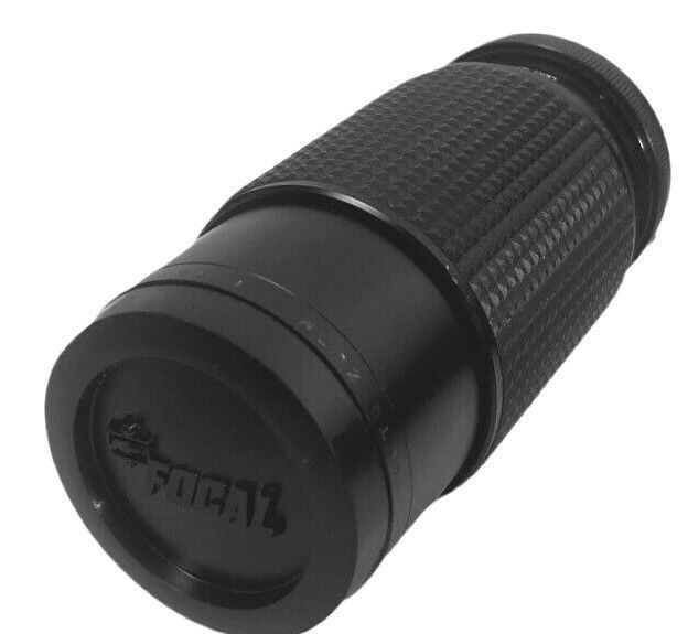 1984 Focal Camera Lens MC Auto Zoom 1:4.5 f=80-200mm (L-5.5" x R-8.5") - Vintage