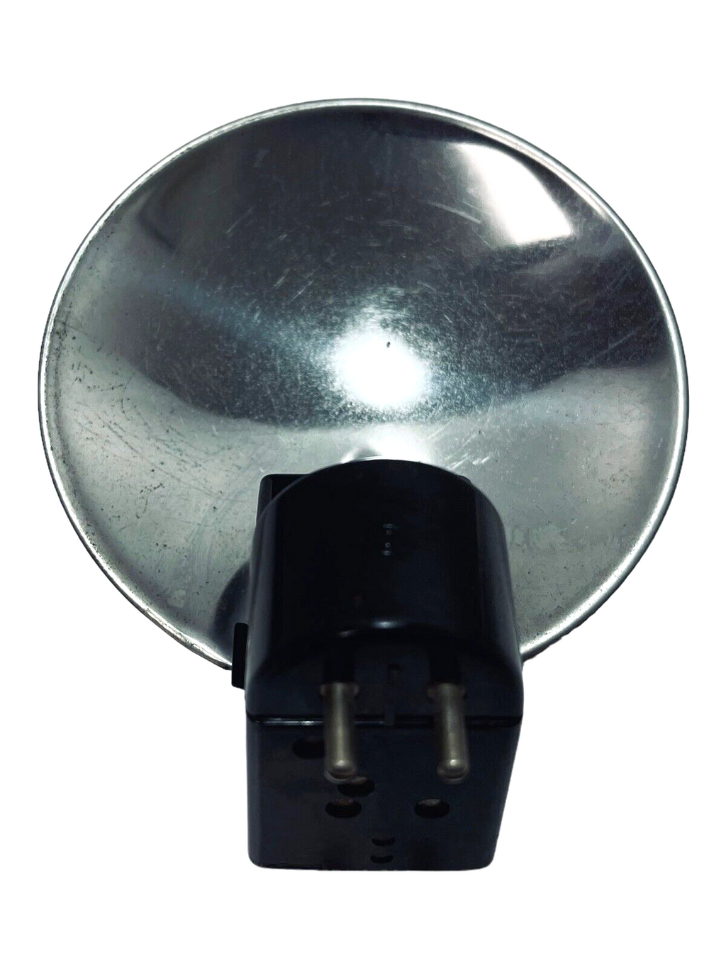PHOTO FLASH BULB HOLDER NO. 11-OR - 4.5" X 4.5' ROUND, MADE IN USA~RARE/VINTAGE