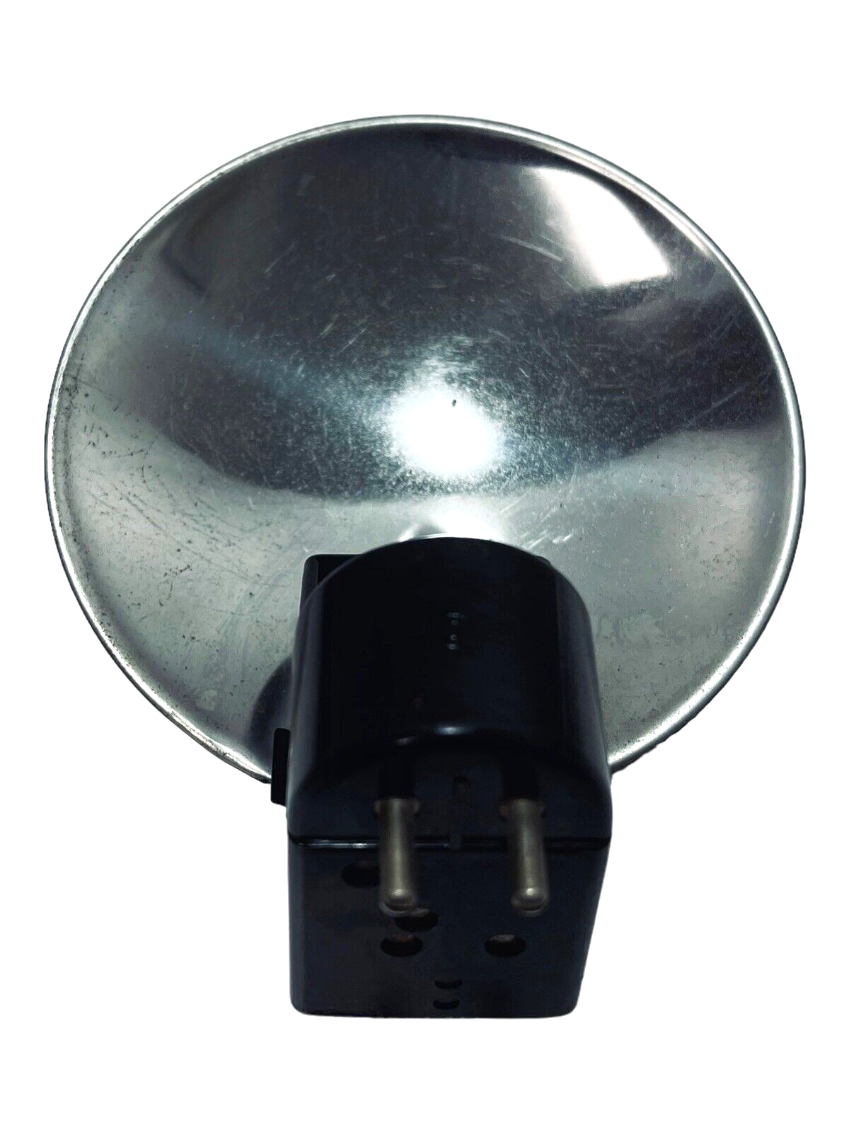 PHOTO FLASH BULB HOLDER NO. 11-OR - 4.5" X 4.5' ROUND, MADE IN USA~RARE/VINTAGE