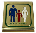 BSA FAMILY LIVING METAL BELT SLIDE MERIT CLIP BOY SCOUTS OF AMERICA VINTAGE
