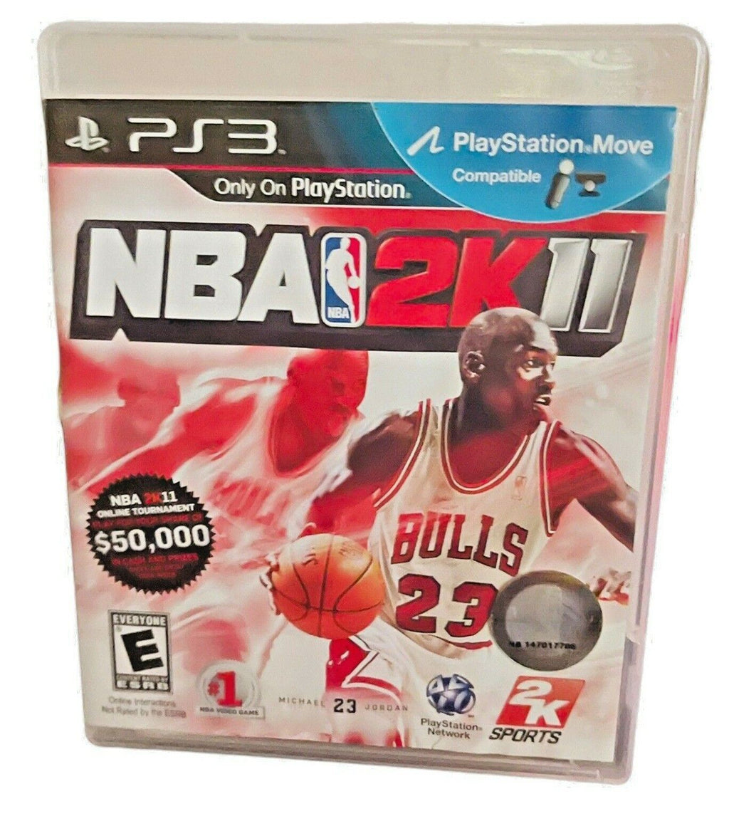 NBA PlayStation PS3 NBA 2K11 Game HD 1080p w/Manual & Exclusive Game Play Code