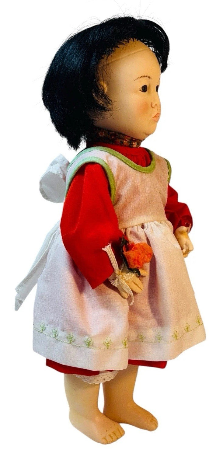 13" Effanbee Oriental Orange Blossom Doll Designed By Doll Artist Joyce Stafford