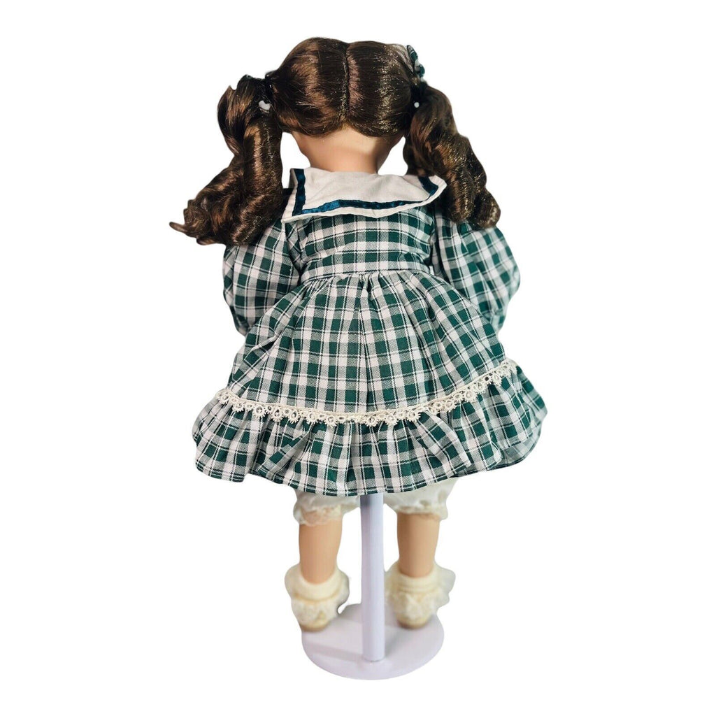 The Wimbledon Collection Porcelain 17'' Doll "KIMBERLY" w/Basket #A-3063