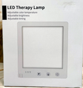 LED THERAPY LAMP W/ADJUSTABLE COLOR TEMP-BRIGHTNESS-TIMINIG - WHITE.