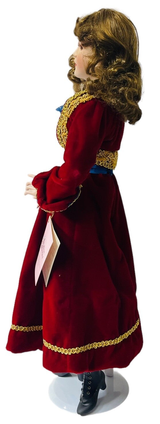 PARADISE GALLERIES DOLL 19" CHARLENE VICTORIAN W/COA B199 BY; PATRICIA ROSE