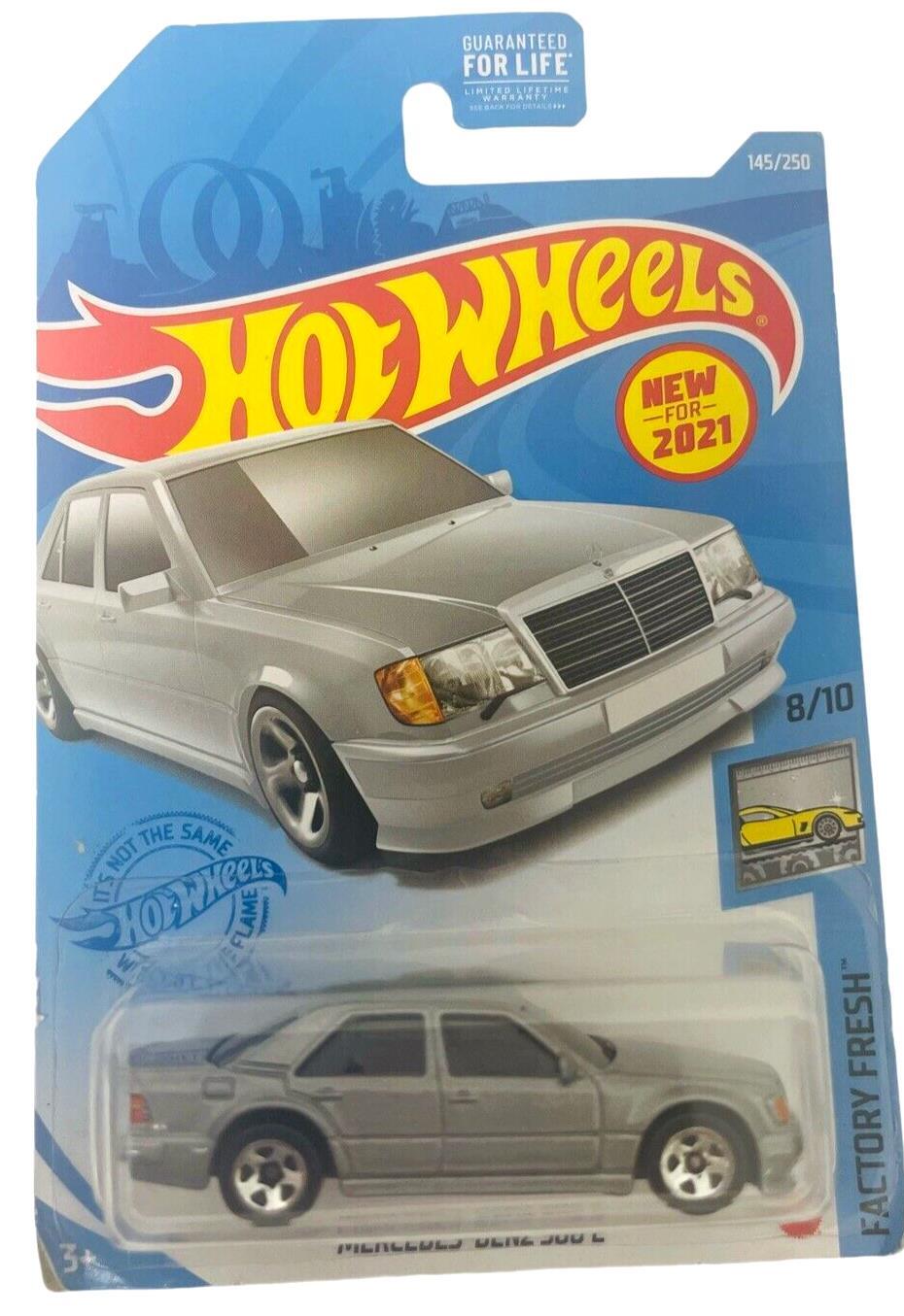 MERCEDES-BENZ 500 E 8/10 FACTORY FRESH 1:64 Scale SILVER ~ 2020 Hot Wheels #145
