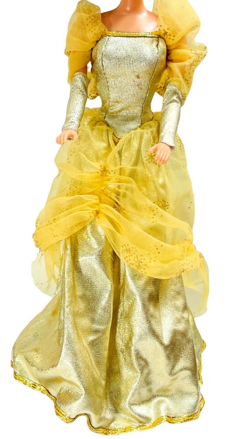 1966 MATTEL Princes Barbie Doll Barbie - Wearing A Gold Evening Gown