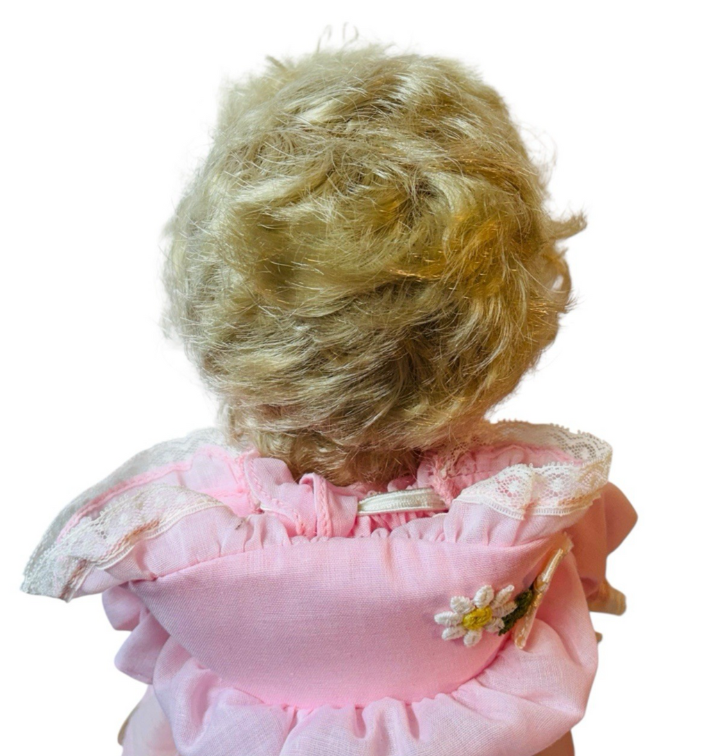 1984 Effanbee Doll LAUREL #7484 by Artist Jan Hagara, w/Blonde Hair, & Arm Tag