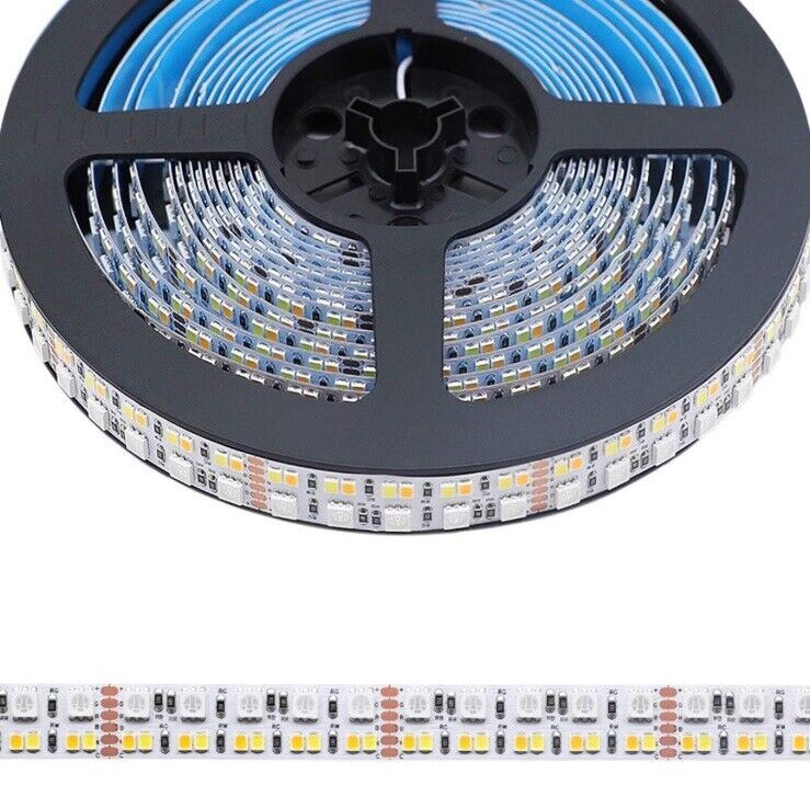 LED Strip Lights Brightest RGB+CCT Flexible 270LEDs/Meter 5050 RGB+2835~16.4Ft.