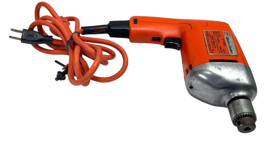 1/4 DRILL DOUBLE INSULATED (TYPE 1-AMP 3.0) by; BLACK & DECKER TESTED & WORKS