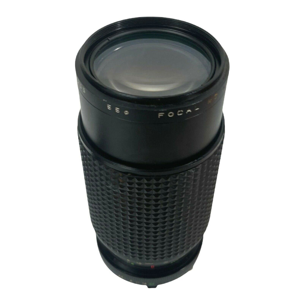 1984 Focal Camera Lens MC Auto Zoom 1:4.5 f=80-200mm (L-5.5" x R-8.5") - Vintage