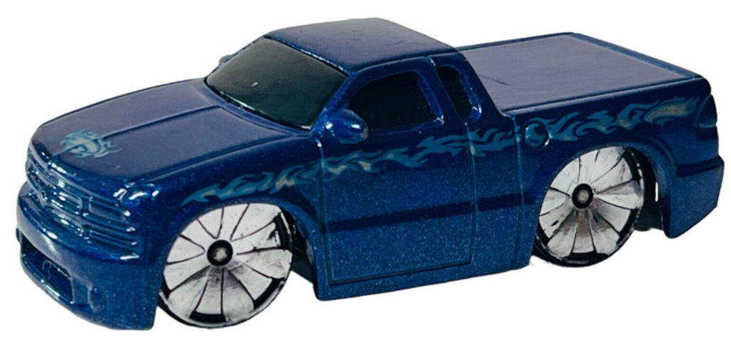 2003 Mattel Chevy S-10 - Scale: 1/64 - Blue w/Sea Blue Accents ~ Hot Wheels