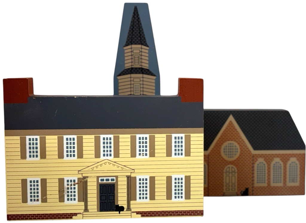The Cat's Meow Wooden WILLIAMSBURG SERIES BAUTON PARISH ~ GRISSELL HAY LODGING