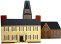 The Cat's Meow Wooden WILLIAMSBURG SERIES BAUTON PARISH ~ GRISSELL HAY LODGING