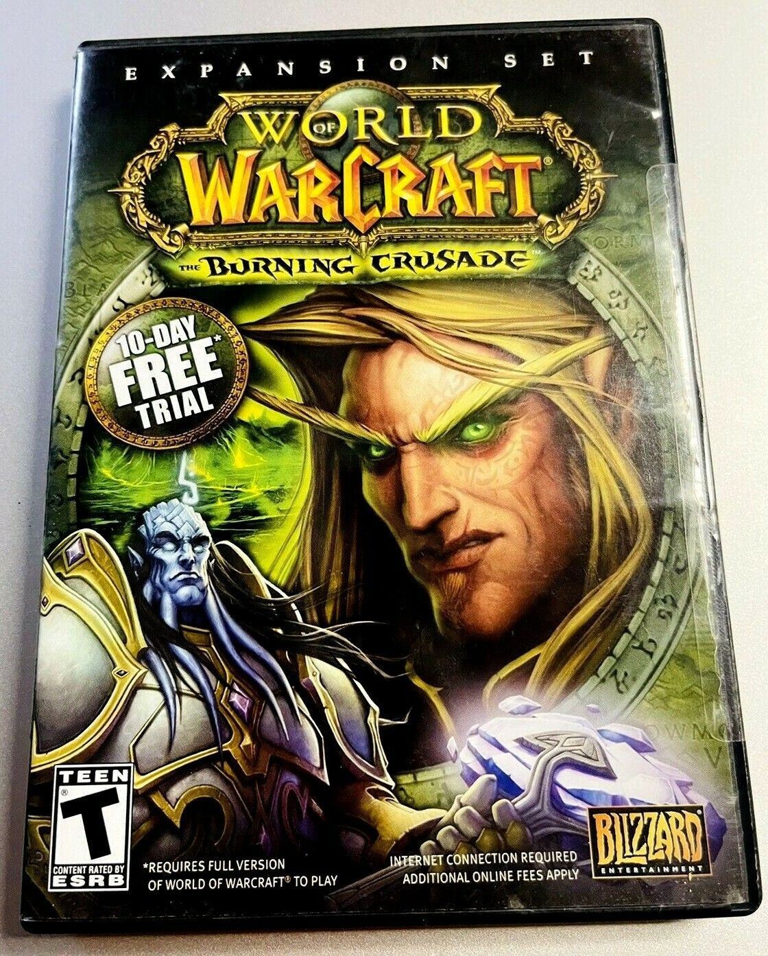 World of War Craft THE BURNING CRUSADE DVD/ROM Windows 2000/XP Expansion -2007
