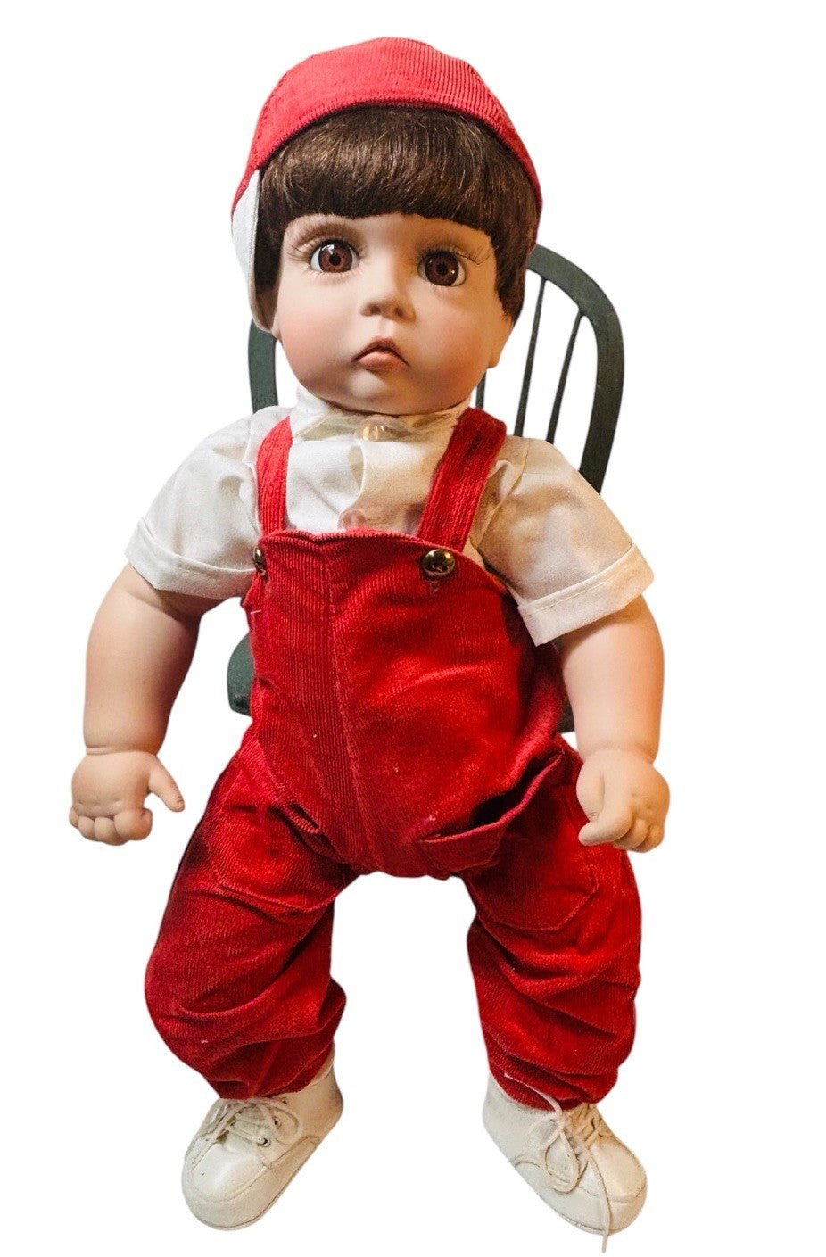 TERRI DEHETRE LEGACY DOLLS 20" BOY PEANUT VINYL BABY DOLL, Weigh 3.10 Lbs.