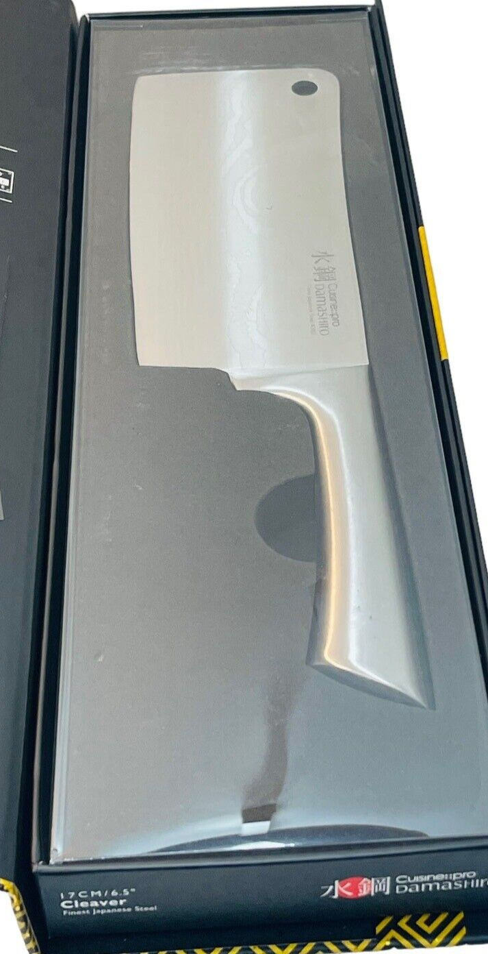 Cuisine Pro Japanese Cleaver 6.5 inch ~ Damashiro Finest Japanese Steel