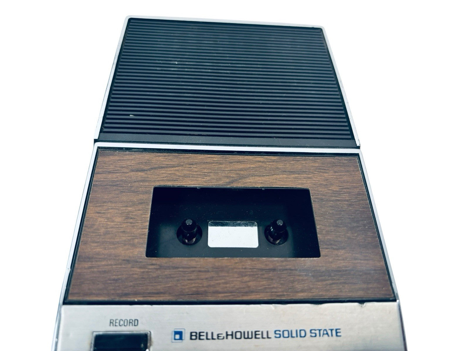 BELLE HOWELL CASSETTE RECORDER MODEL 294 D w/COVER CARRYING CASE TESTED/WORKS