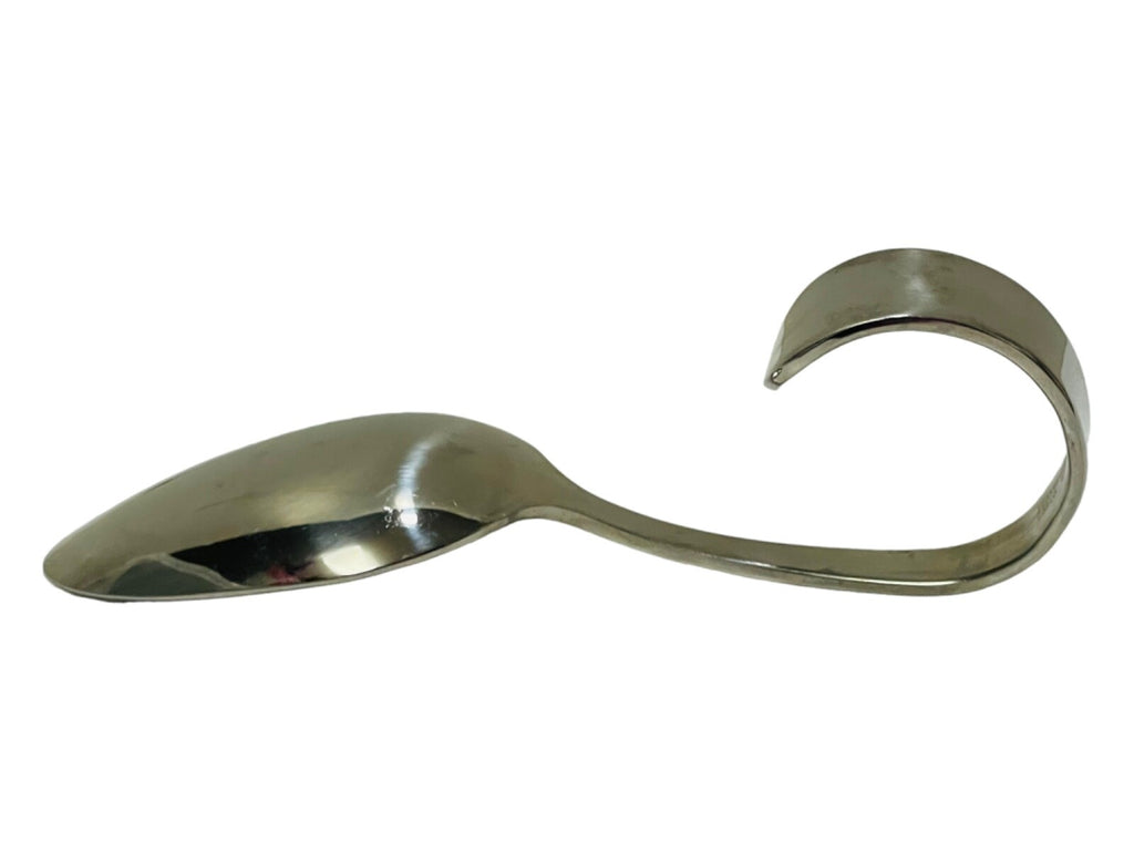 Cambridge STAINLESS-STEEL Tasting Spoon & 2-Specialty Curve-Forks - PREOWNED