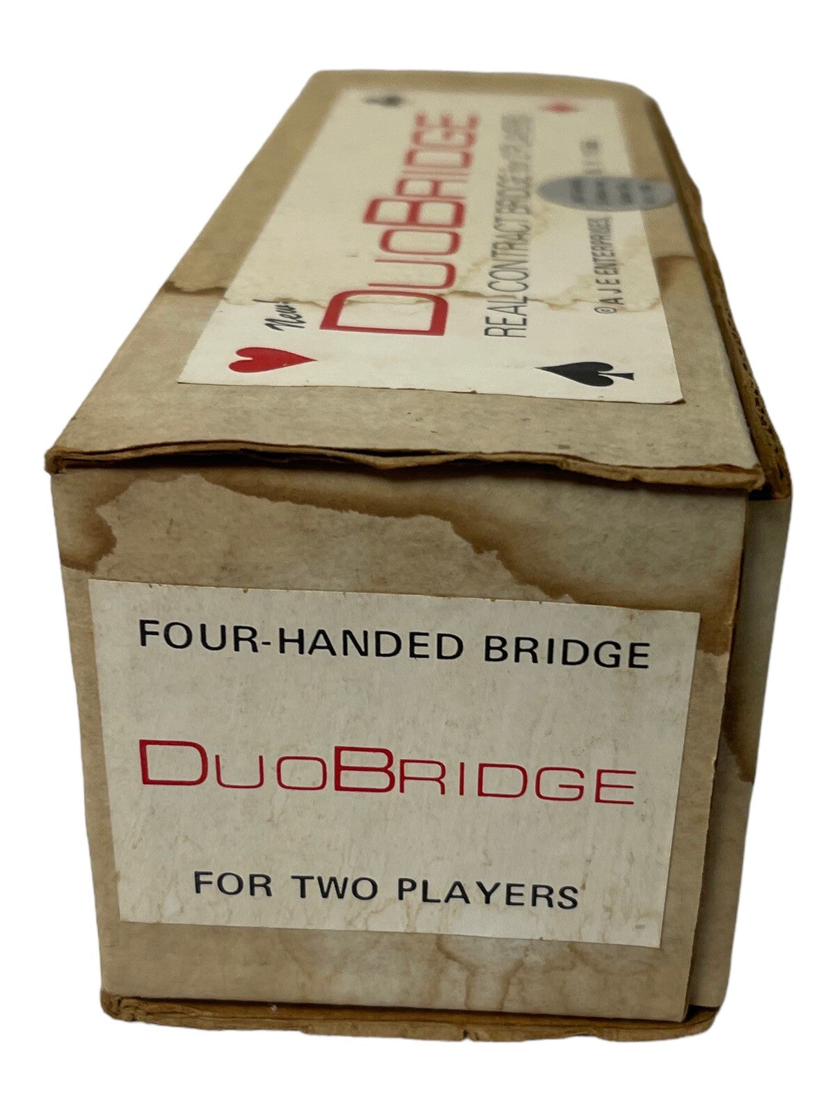 1978 DuoBridge “REAL CONTRACT BRIDGE~2PLAYERS” By; Just Games~Vintage SHIPS FREE