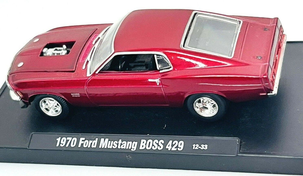 Diecast Cars - 1970 MUSTANG GAMBLER 514 & BOSS 429 w/Display Stands- M2 Machine