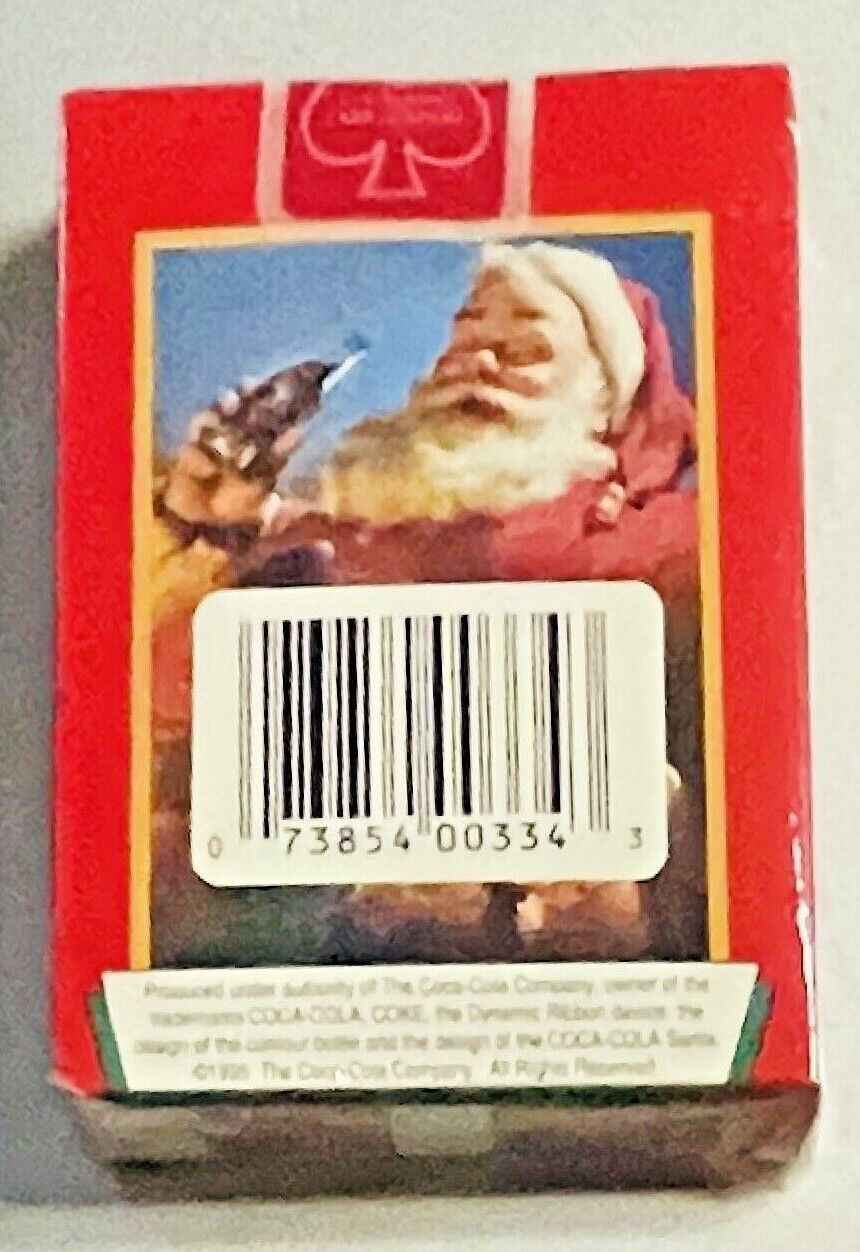 Collectible COCA-COLA Playing Cards-2 Decks w/Tin Can-Sealed, RARE 1994 ~ NEW.