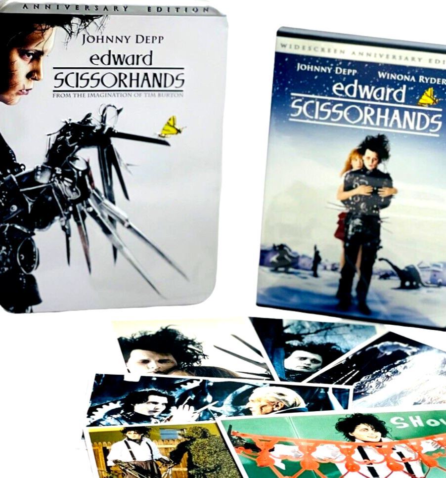 Edward Scissorhands DVD, 10th Anniversary Edition, 2005 Widescreen Sensormatic