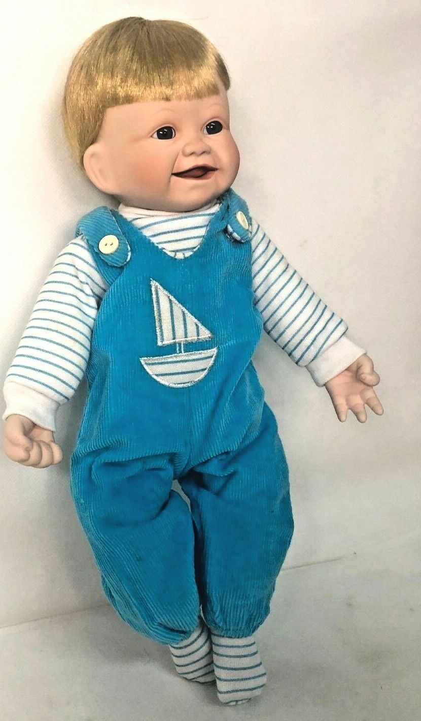 EDWIN KNOWLES 1991 PORCELAIN DOLL CHRISTOPHER’S FRIST SMILE~AUTHENTICITY #2533TB