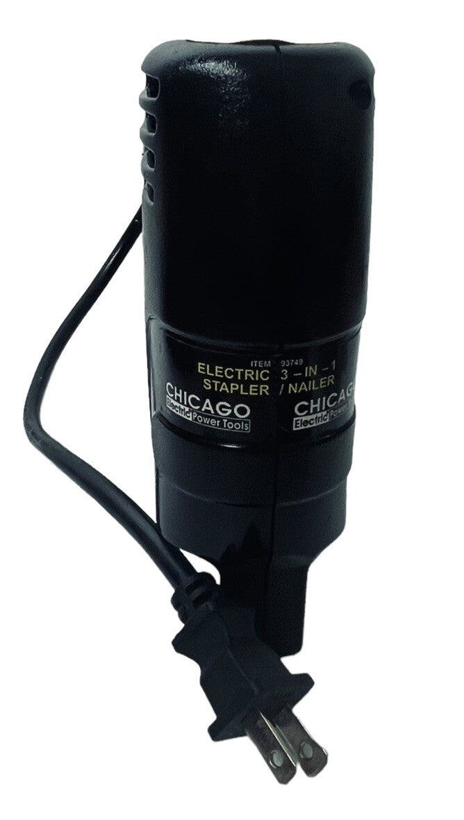 Electric Nailer Stapler/Nail Fastener 3-in-1 Chicago 93749, 120VAC/60Hz