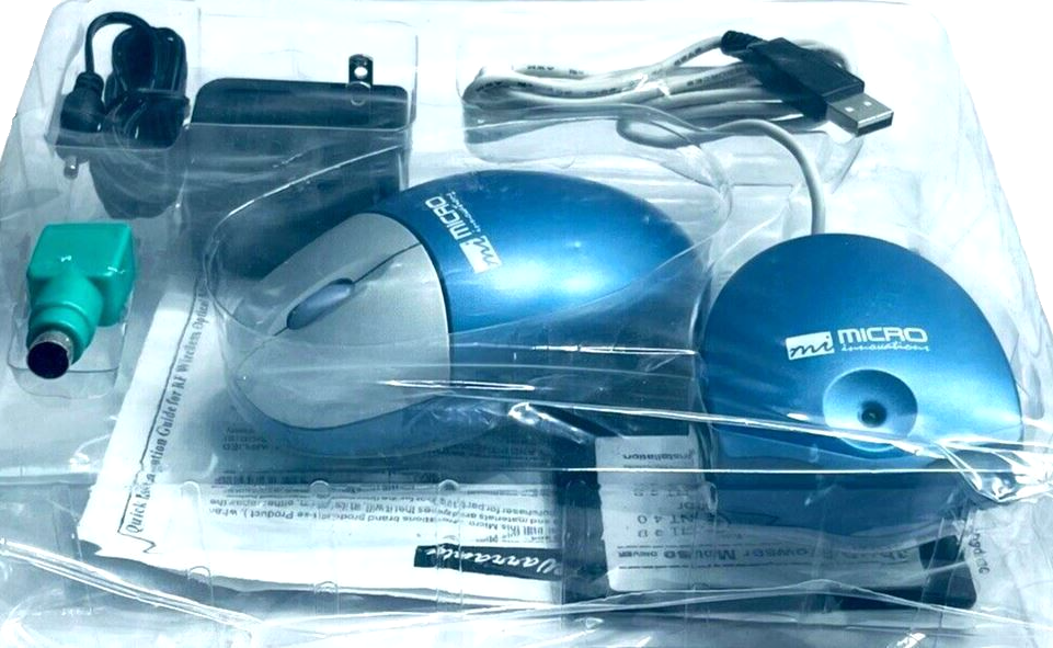 WIRELESS MICRO MOUSE OPTICAL MODEL PD750P (RF WIRESS CONNECTIVITY) w/5-BUTTOMS