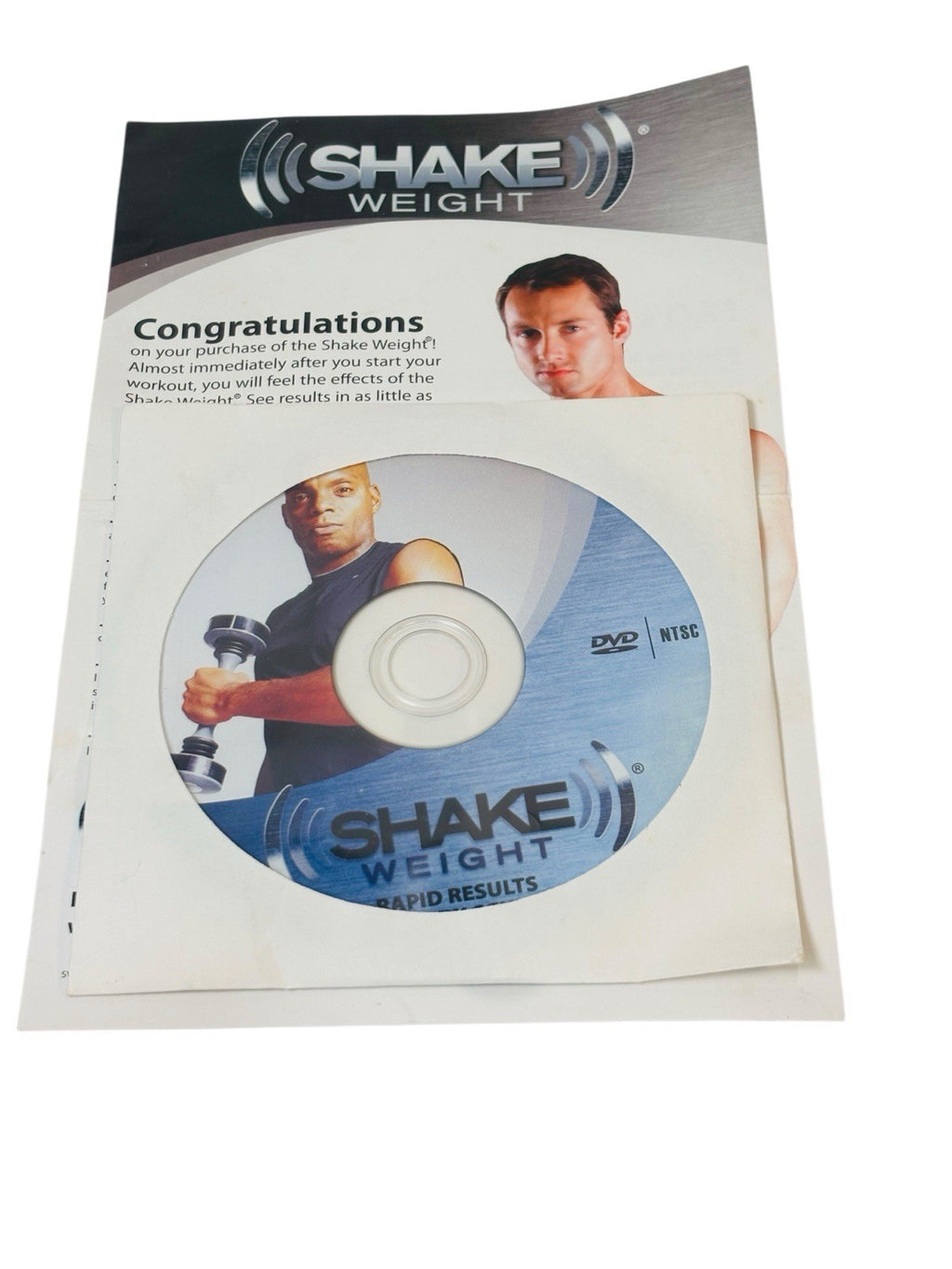 Shake Weight For Men Pro Rapid Results Upper Body Sculpting Exercise DVD ONLY