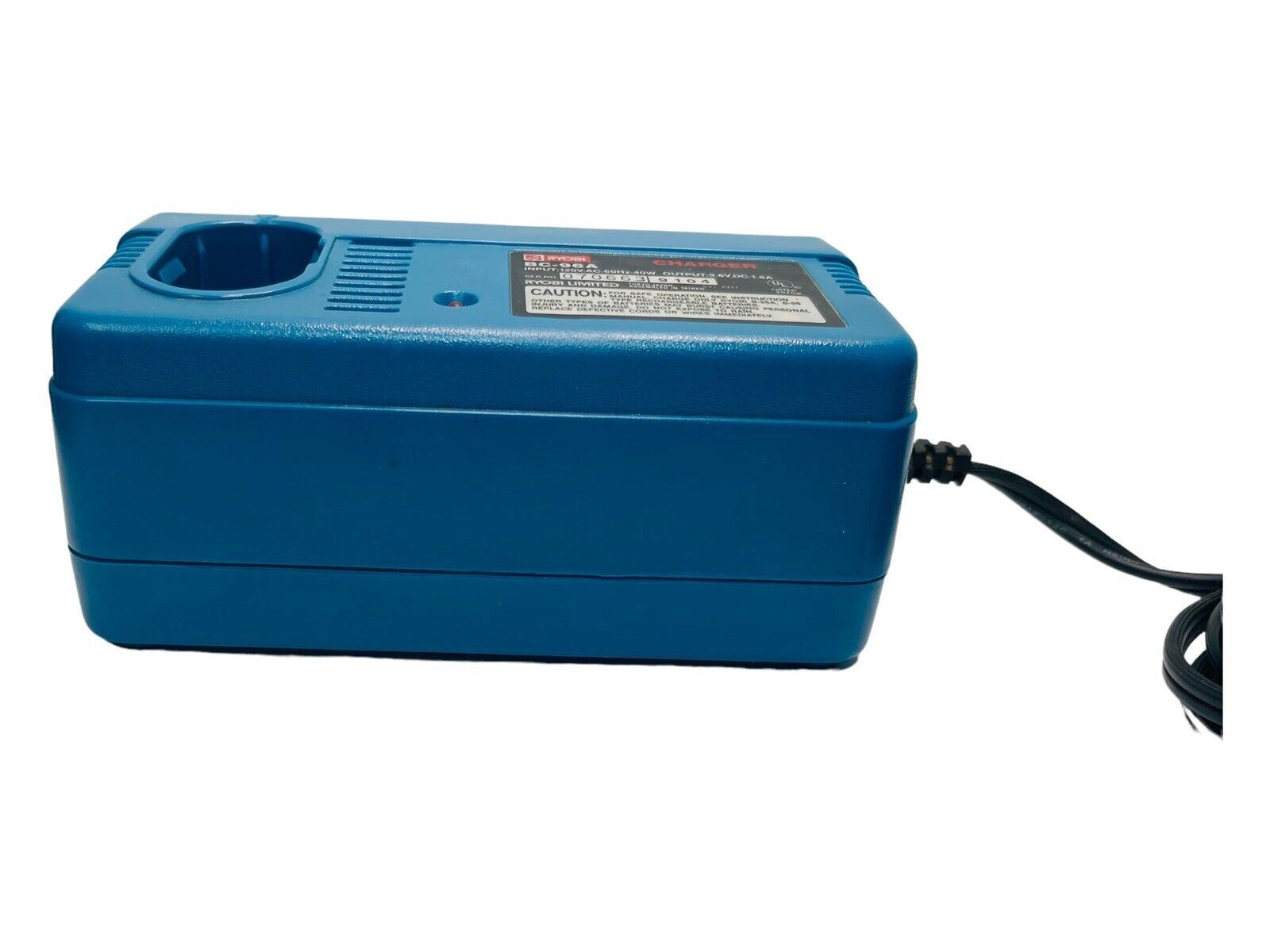 RYOBI CHARGER BC-96A - MADE IN JAPAN - WORKS GREAT - EXCELLENT CONDITION