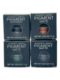 Moodstruck Minerals Eye Shadow Assortment of 4 Colors 2-Matte/2-Shimmer