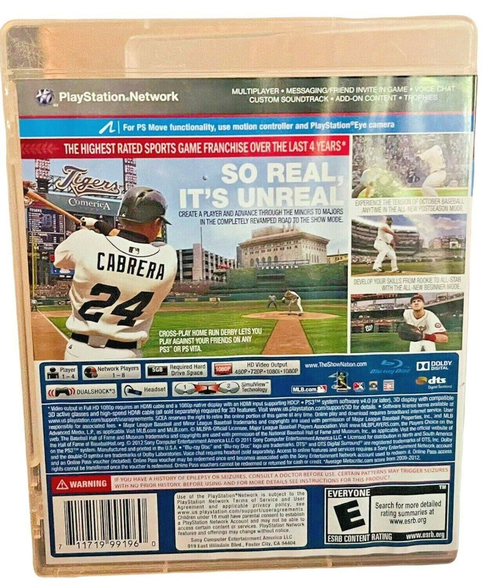 PlayStation 3 MLB 13 The Show: (2013) with Activation Code Card Sony