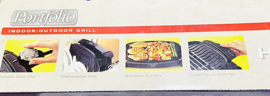 Hamilton Beach Indoor Grill Portfolio 31605 Health-Smart, "BRAND NEW IN BOX"