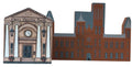 The Cat's Meow Wooden SMITHSONIAN INST BUILDING DC ~ BRANDYWINE 1ST VIRGINA BANK