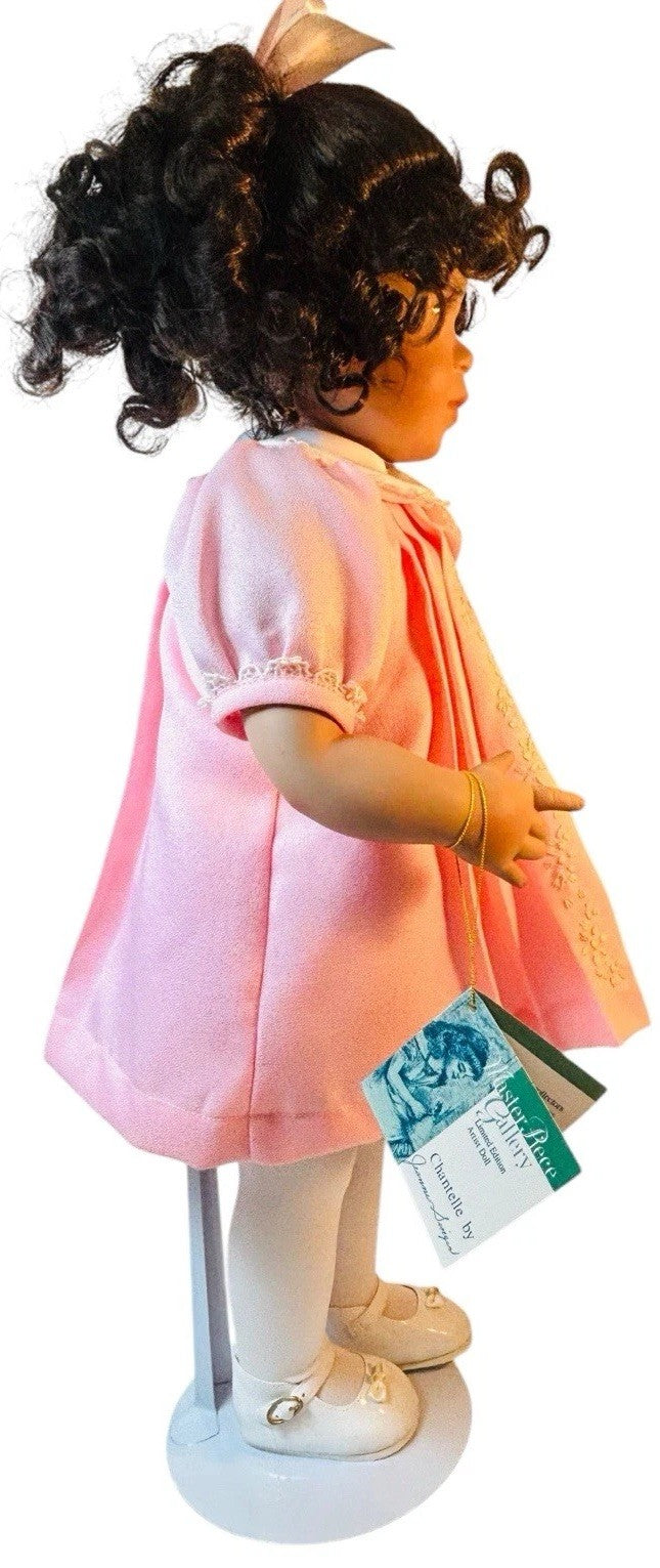 Master Piece Gallery Porcelain Doll 22” CHANTELLE By Jeanne Singer W/Wrist Tag