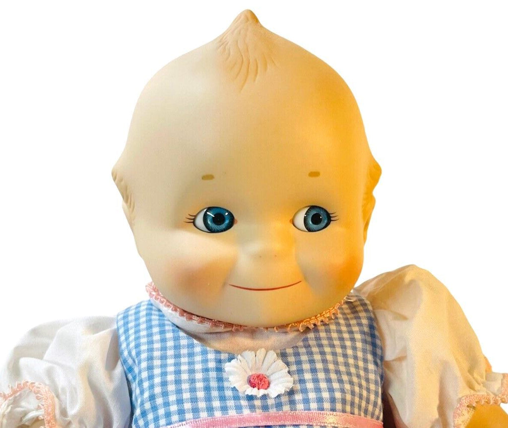 KEWPIE PORCELAIN DOLL 11” ©JESCO 1997 (100% PORCELAIN) W/ORIGINAL BOX/STAND