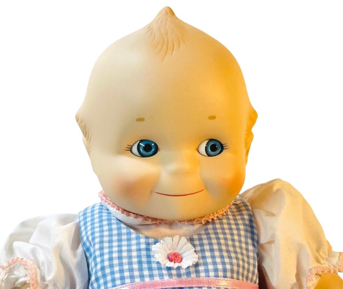KEWPIE PORCELAIN DOLL 11” ©JESCO 1997 (100% PORCELAIN) W/ORIGINAL BOX/STAND