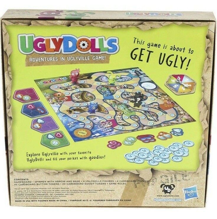 UGLYDOLLS Board Game in Uglyville for Kids ~ "NEW FACTORY SEALED"