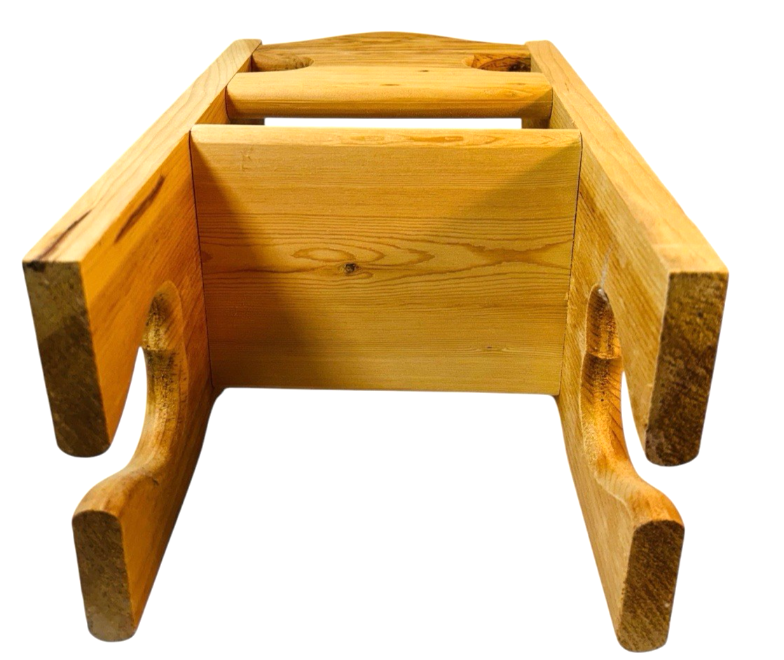 Handmade Doll or Teddy Bear Chair Solid Oak Wood High Back H 14" x W 8" x L 6"